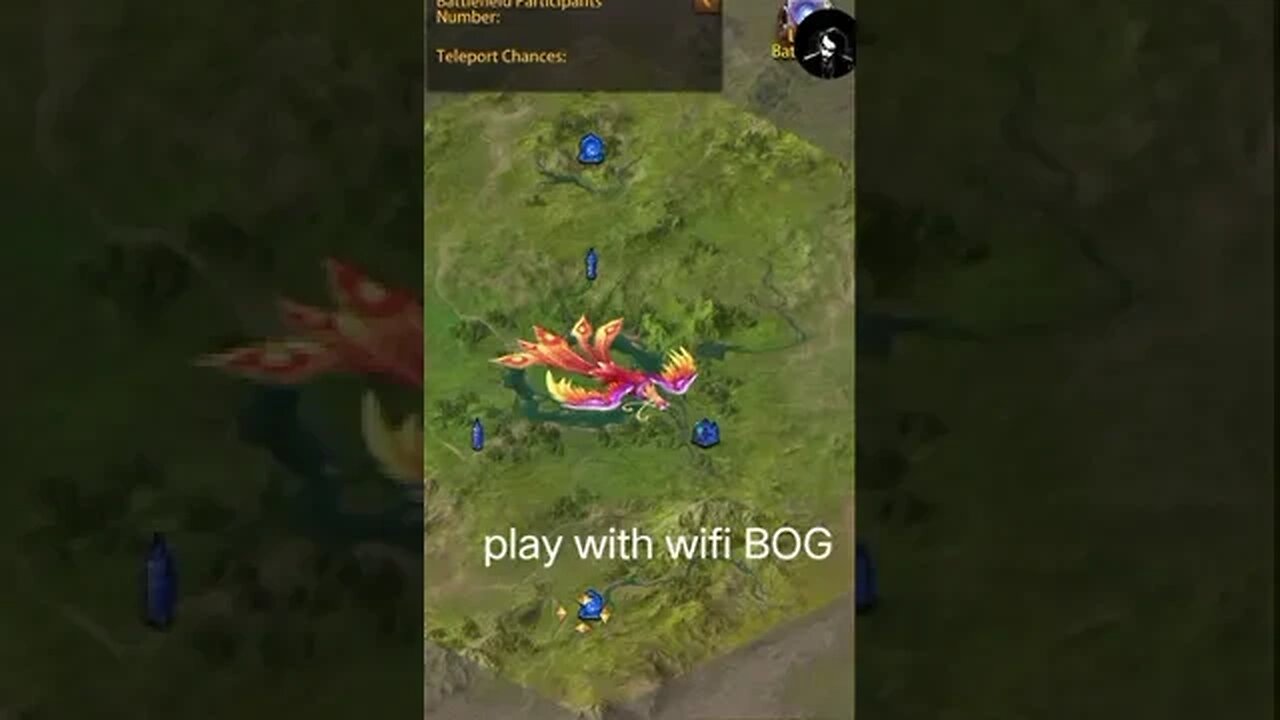 Play bog with wifi symbol, special effects from evony BOG , how to qualify for purple wings ???
