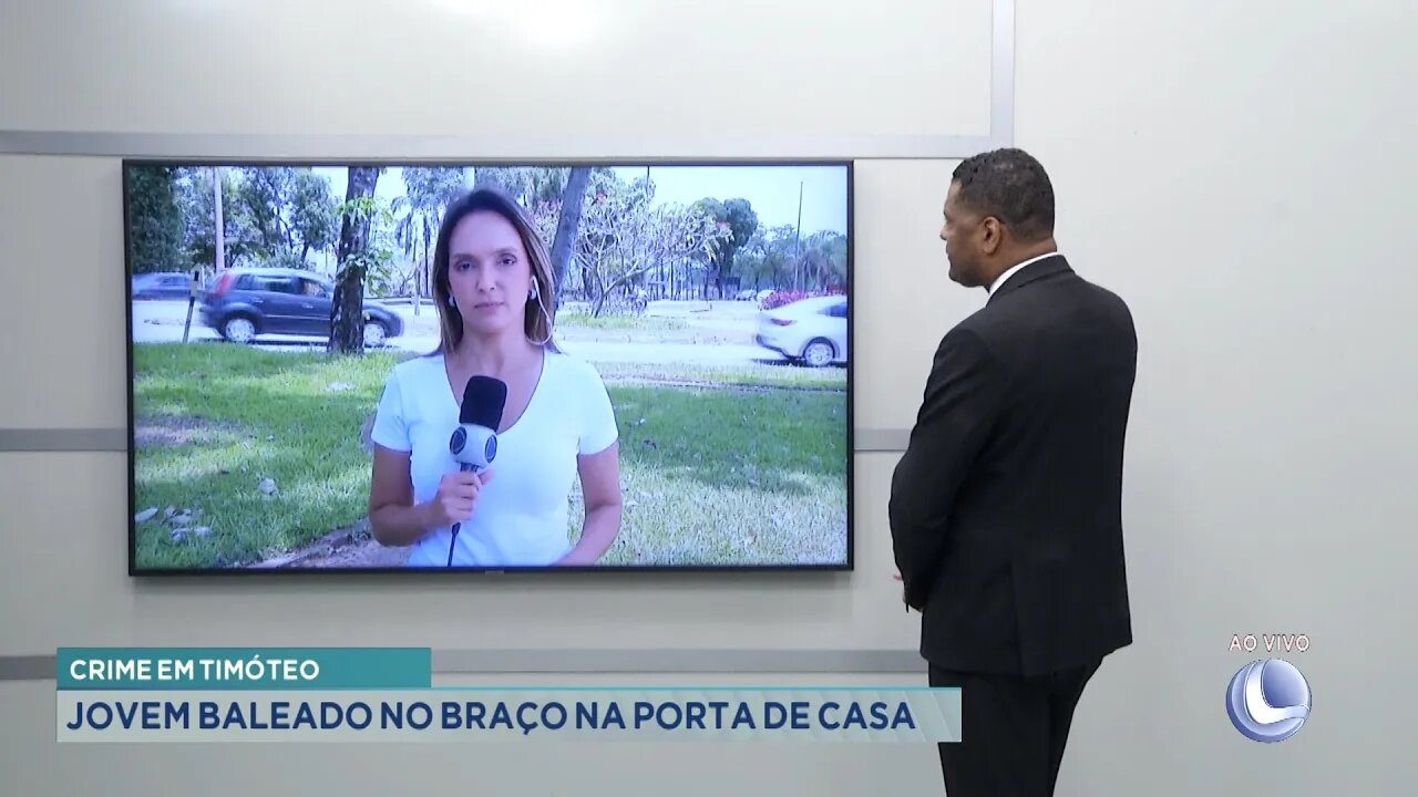 Crime em Timóteo: Jovem Baleado No Braço Na Porta De Casa.