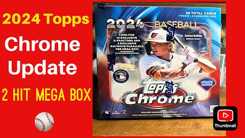 New Topps Chrome Update #baseballcatds Mega Box