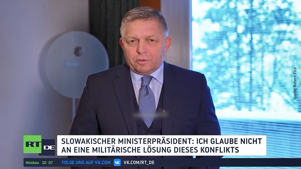 Fico trifft Schmygal: "Glaube nicht an militärische Lösung dieses Konflikts"