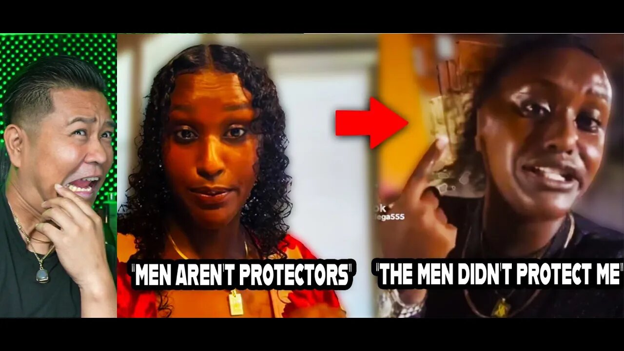 Feminist Breaks Down After Men Didn't Protect Her| AKA Brick Girl, Passport bros OUT!