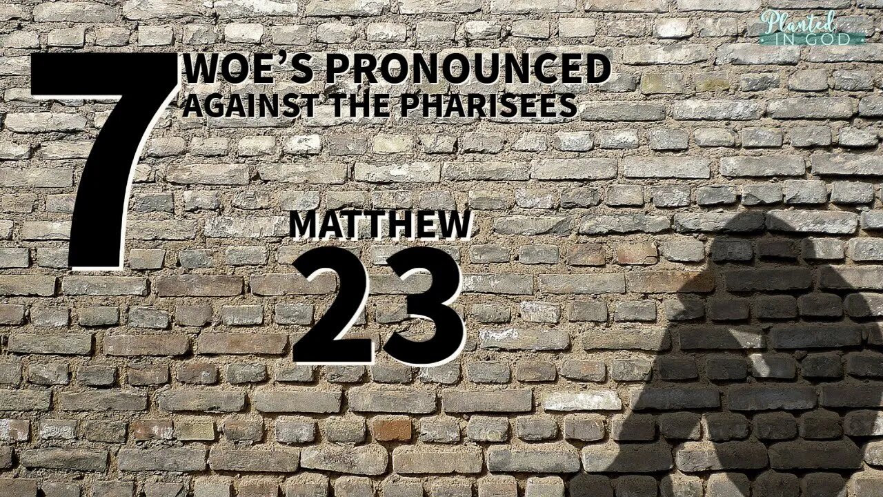 The Lament of the Messiah | Matthew 23