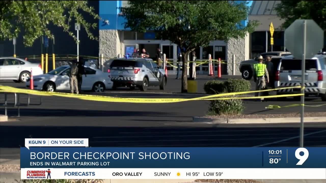 Police chase on I-19 ends in gunfire in Nogales Walmart parking lot