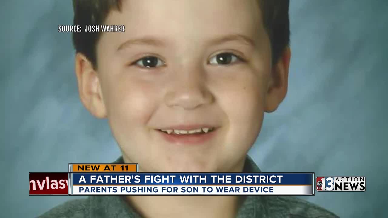 Local family suing CCSD for son to wear safety tracking device