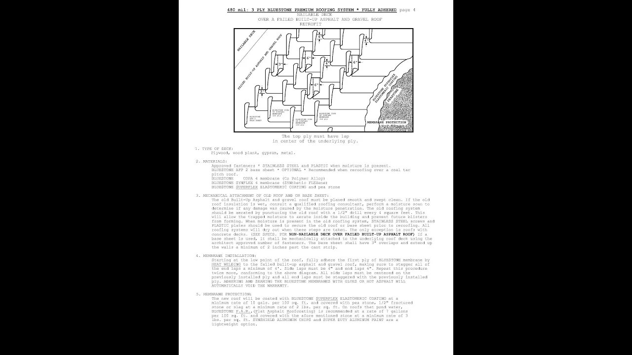 2022-10-17 - 480 MIL COPA MEMBRANE V CHEAP MODIFIED IT WAS ADHERED TO