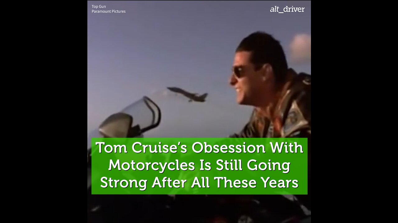 Tom Cruise is Obsessed with Motorcycles