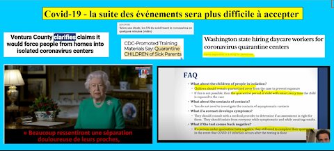 Covid-19 - la suite des événements sera plus difficile à accepter