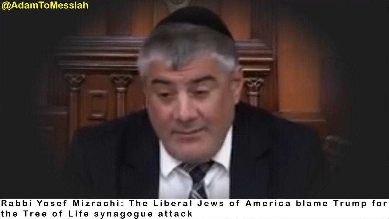 Rabbi Yosef Mizrachi: The Liberal Jews of America blame Trump for the synagogue attack