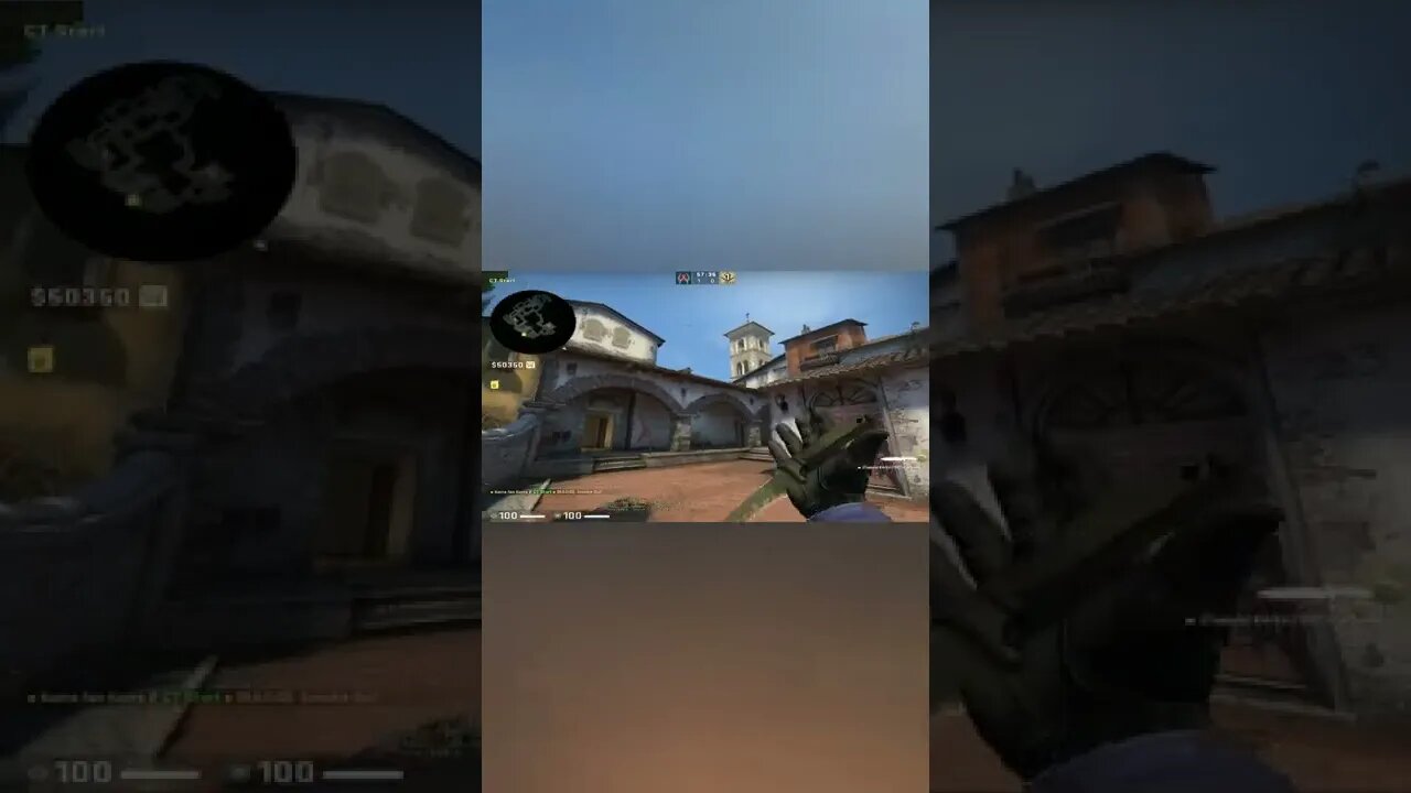 CSGO - Smoke Top mid smoke from CT spawn
