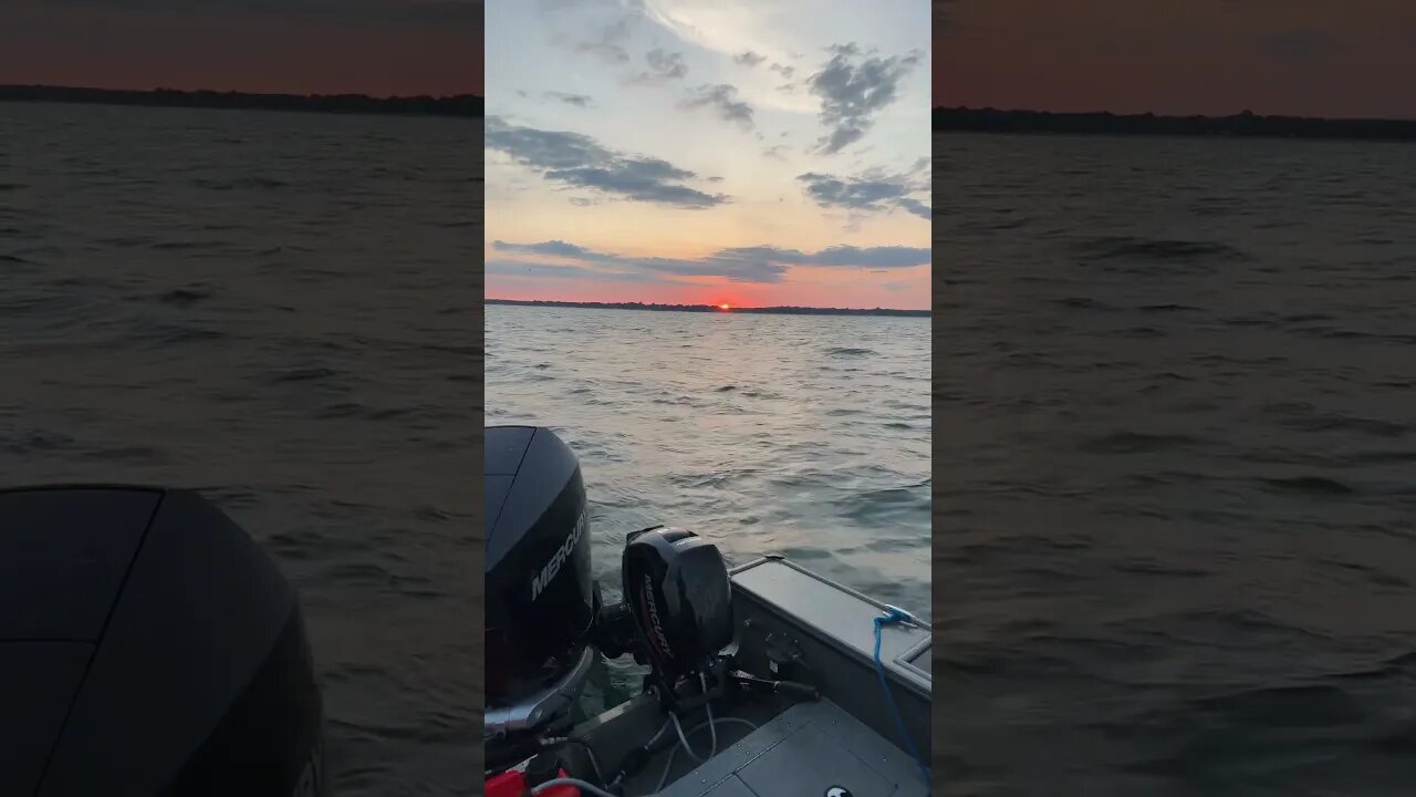 Sunrise on Lake Erie #fishing #fishingmethods