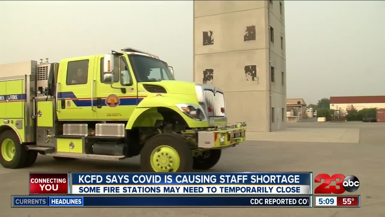 KCFD says COVID is causing staff shortage