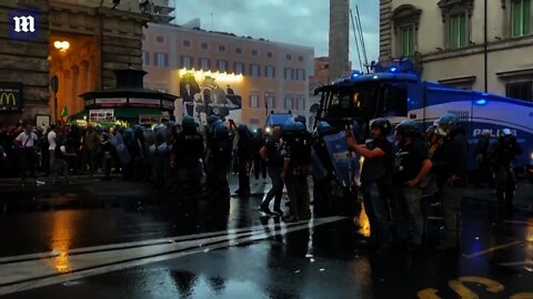 Anti Prik Demonstranten Nemen Rome Over