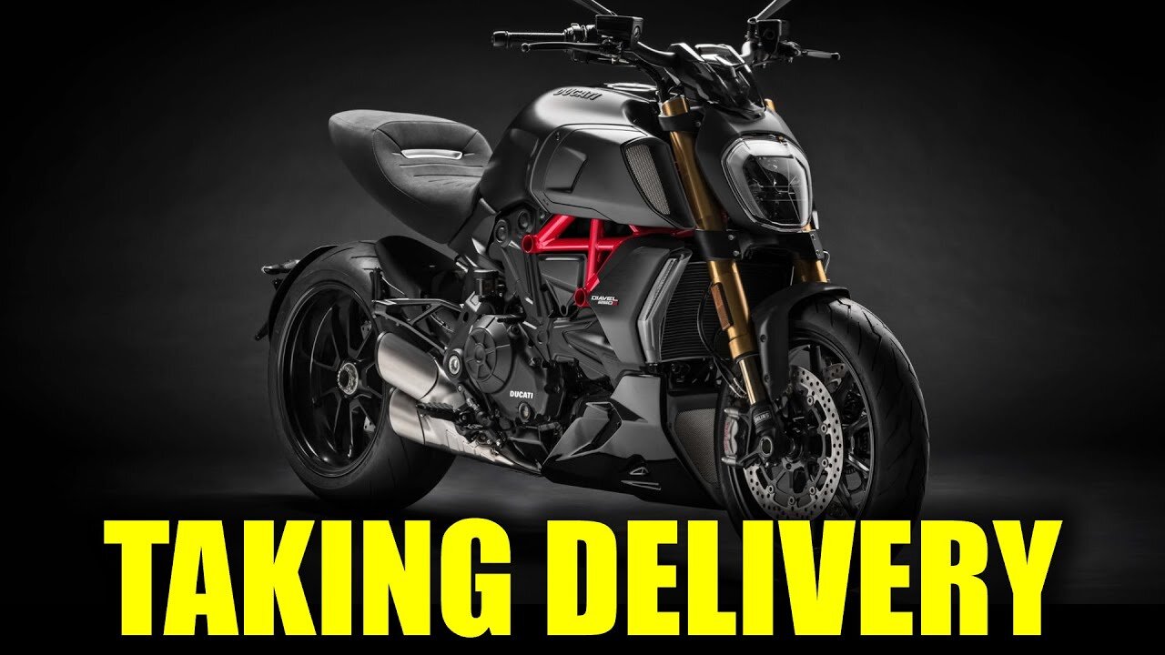 Taking delivery of my 2020 Ducati Diavel 1260 S