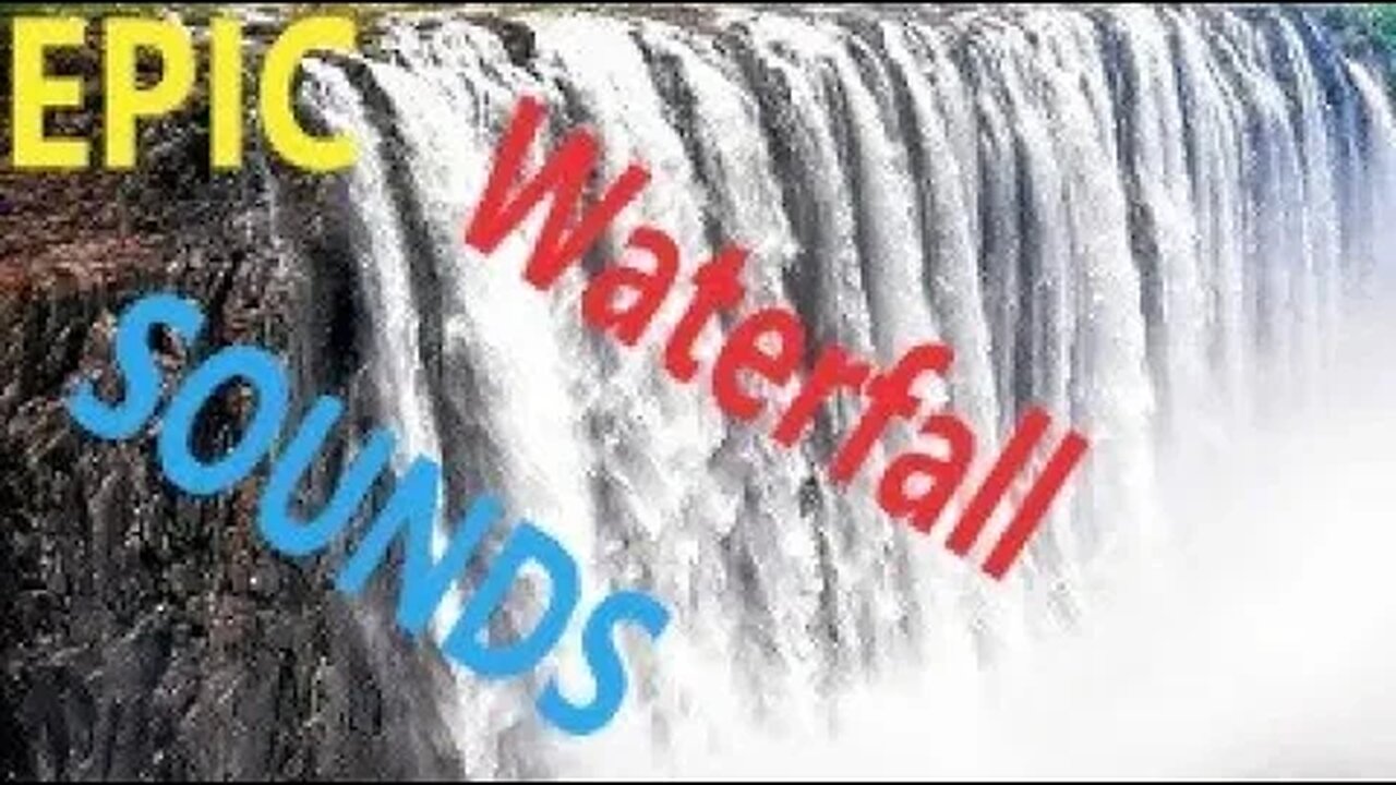 Relaxing Epic Nature Waterfall Sounds Deep Sleep in 1 Minute with Water White Noise Sounds 11 Hours