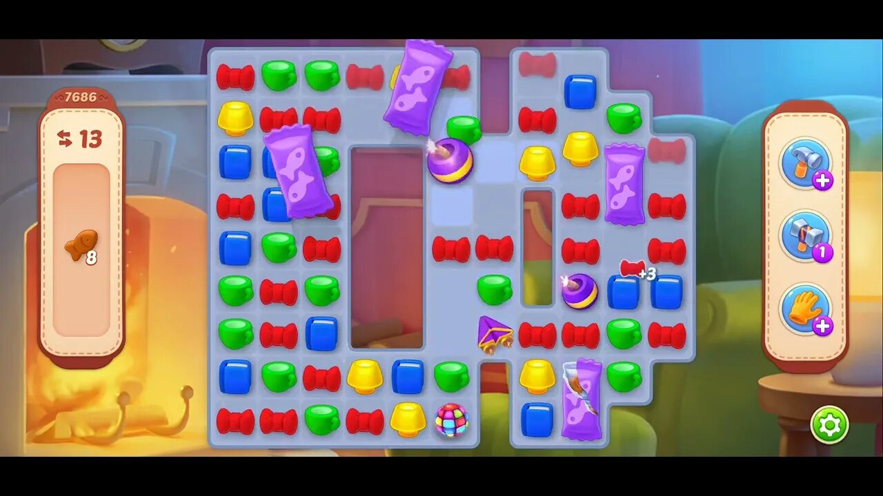 Playrix Homescapes Gameplay Walkthrough Level 7686