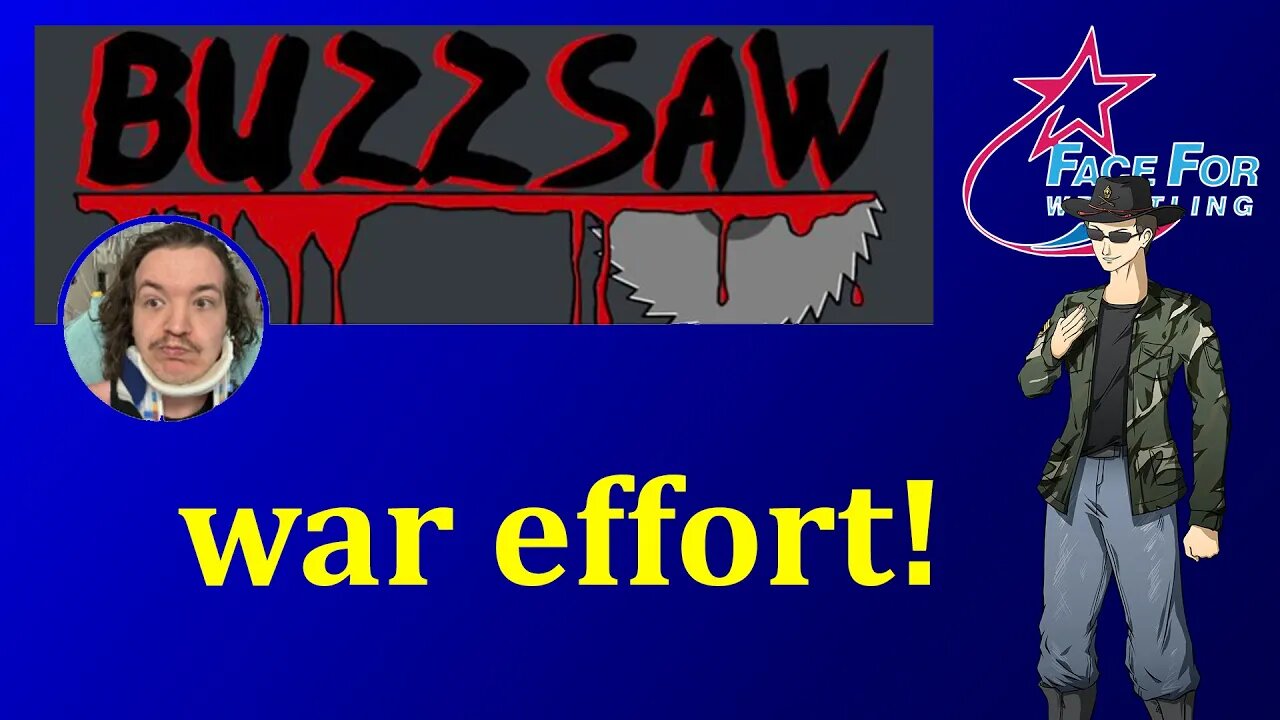 War Effort Kickoff of Buzzsaw Samuels #benefit #wrestling #war