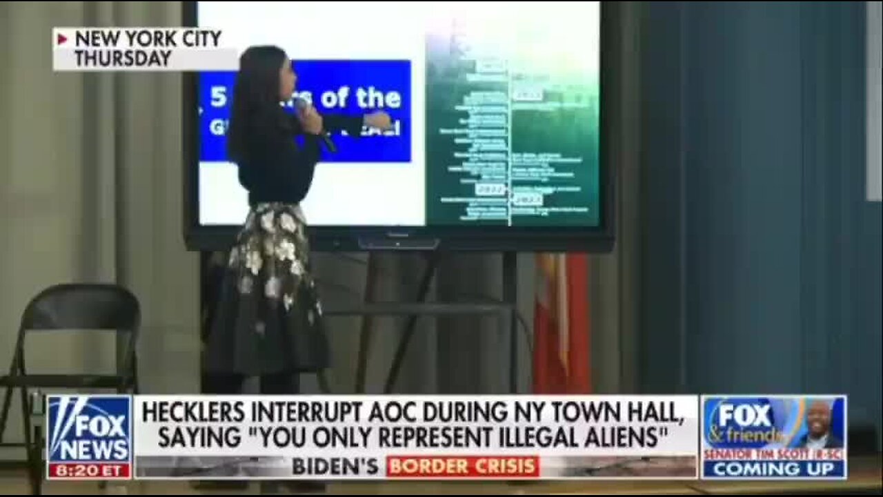 Hecklers Interrupt AOC During NY Town Hall Saying: ‘You Only Represent Illegal Aliens!’