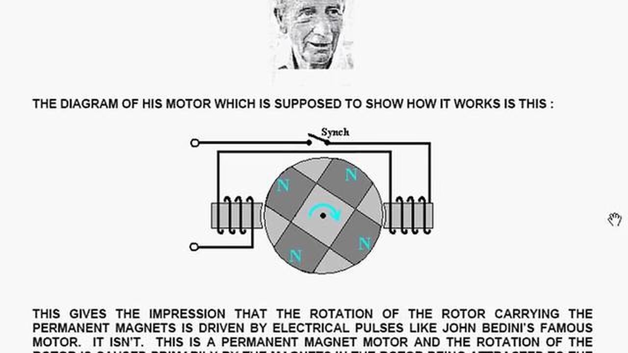 The 800% efficient Robert Adams motor/generator