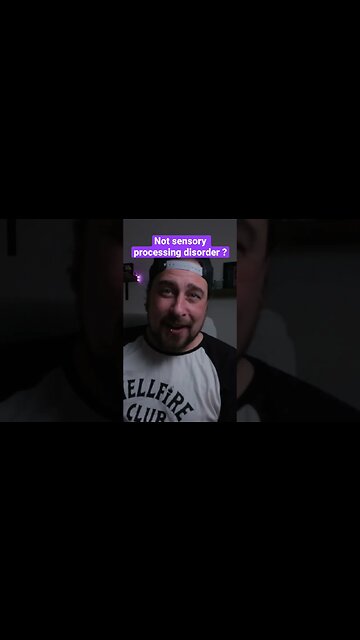 Not Sensory Processing Disorder #autism #spd #shorts