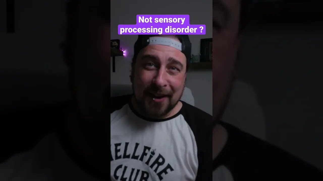 Not Sensory Processing Disorder #autism #spd #shorts