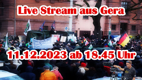 Live Stream am 11.12.2023 aus GERA