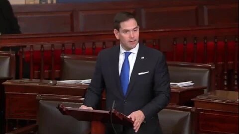 On Senate floor, Rubio speaks about importance of foreign aid in diplomacy