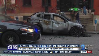 Multiple cars destroyed after being set on fire in Mount Vernon