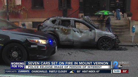 Multiple cars destroyed after being set on fire in Mount Vernon