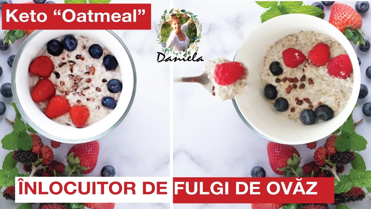 5 minute Easy Keto Oatmeal – Delicious Low carb Porridge Substitute / Înlocuitor fulgi de ovăz rapid