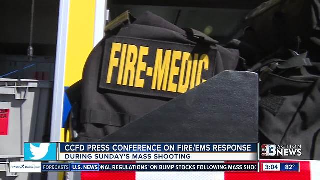 Clark County Fire Department talks about response to mass shooting