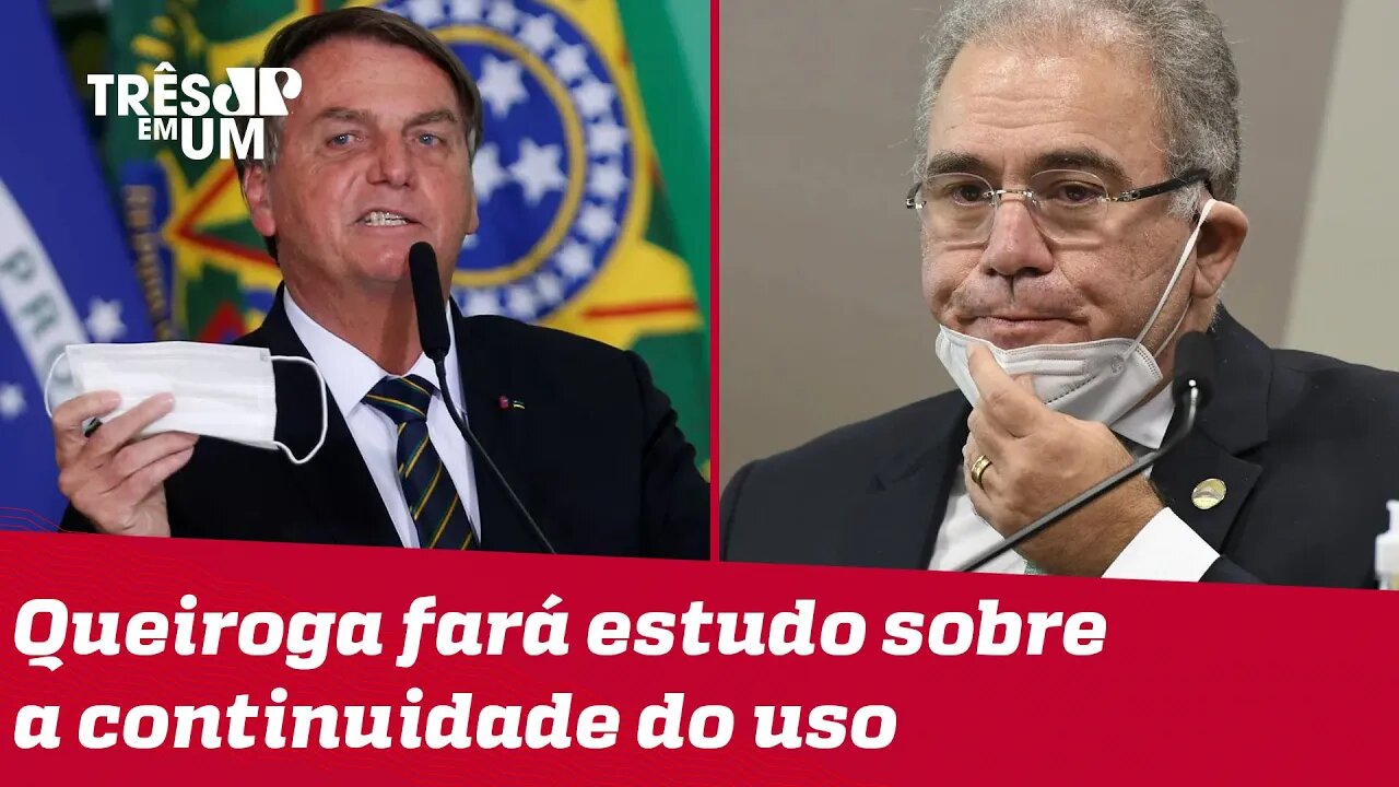 Bolsonaro defende fim da obrigatoriedade das máscaras