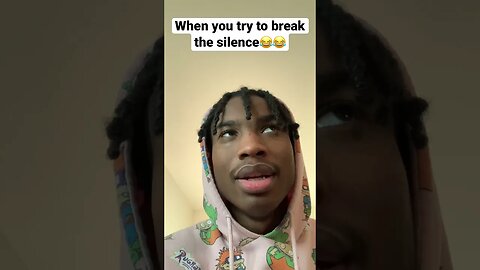 When you try to break the silence😂😂 #dswayy #comedy #skit #tiktokshorts