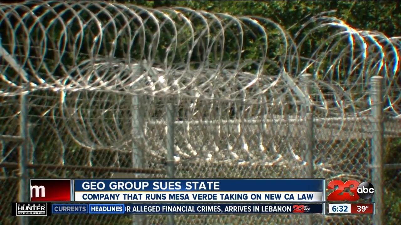 GEO group sues the state