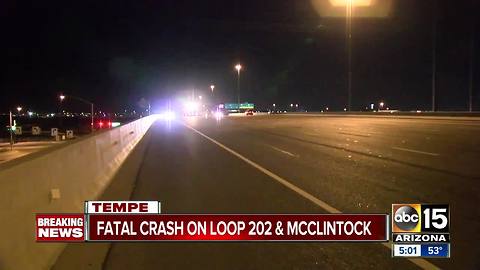 Wrong-way driver killed in Tempe crash