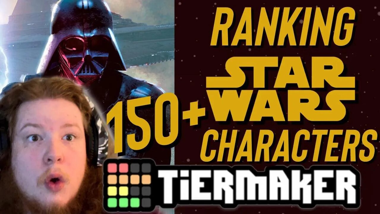 I RANKED 150+ STAR WARS CHARACTERS ON TIERMAKER