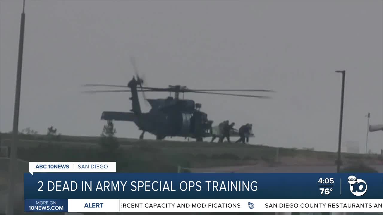 2 dead in Army special ops training