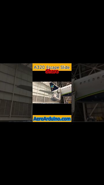 Giant Emergency Escape Slide Shoot #Flying #Aviation #AeroArduino