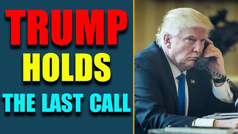 MANY SECRET THINGS REVEALED TODAY: KASH PATEL: WHITE HAT LET TRUMP HOLD THE LAST CALL