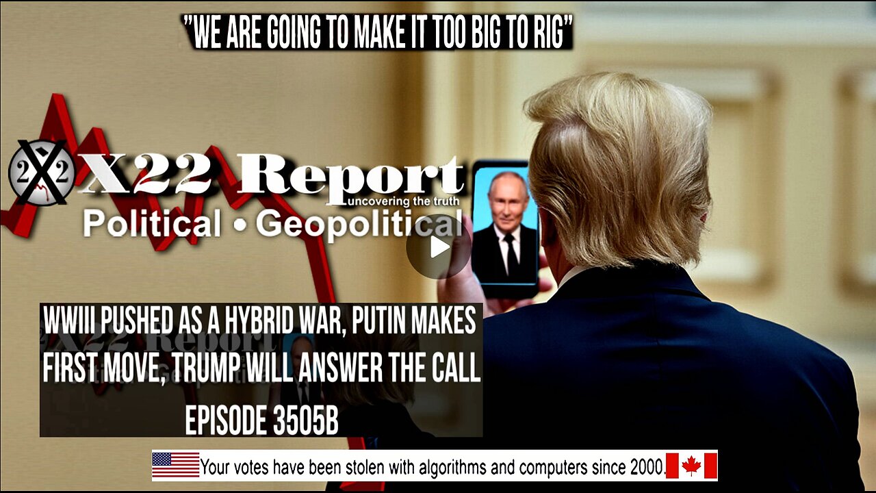 Ep. 3505b - WWIII Pushed As A Hybrid War, Putin Makes First Move, Trump Will Answer The Call