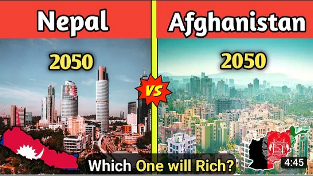 Which one is richest country Nepal or Afghanistan