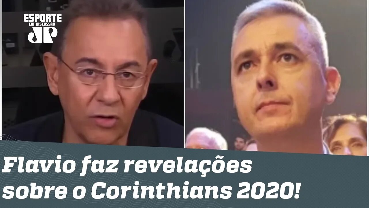 "Eu conversei com o Tiago Nunes, e olha..." Flavio Prado faz revelações sobre o Corinthians 2020!