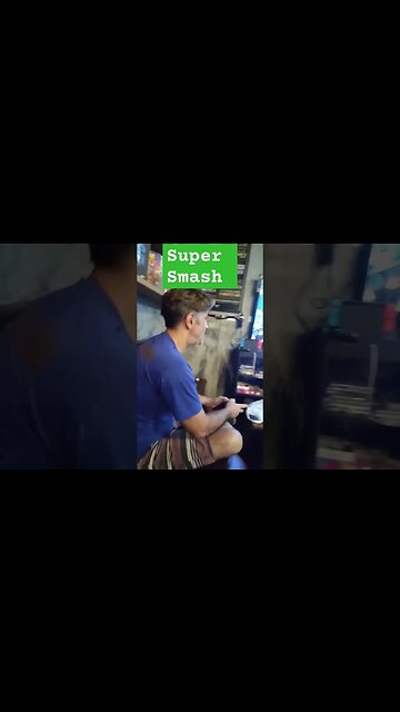 super smash Bros no Save Point noite magnífica