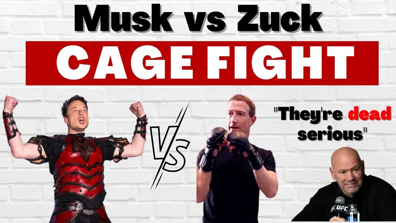 "Biggest fight ever" Elon Musk Is Fighting Mark Zuckerberg - Dana White of UFC Confirms