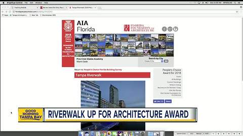 Tampa Riverwalk nominated for '2018 People's Choice Award' in statewide architecture contest