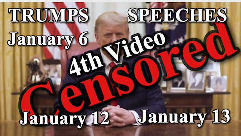 PRESIDENT TRUMP SPEECHES January 6 January 12 January 13