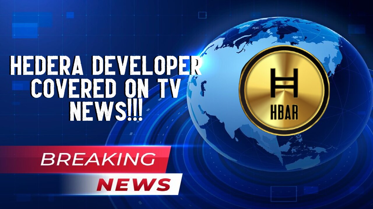 Hedera Developer Covered On TV News!!!