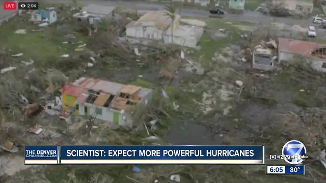 Scientist: Expect more powerful hurricanes