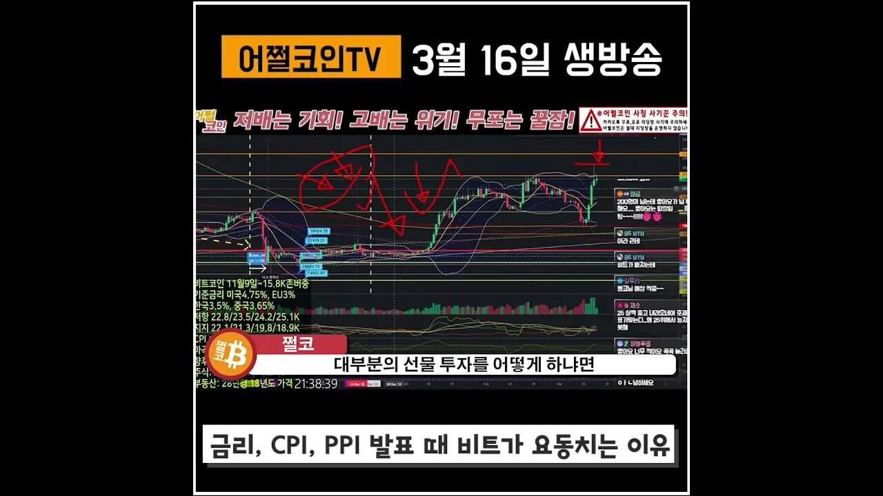 스퀴징이 뭐지? 숏스퀴징 롱스퀴징 1분컷|비트코인 실시간 방송 코인전망 투자전략 차트분석|쩔코TV #shorts #쇼츠