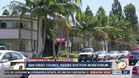 San Diego council passes eviction moratorium