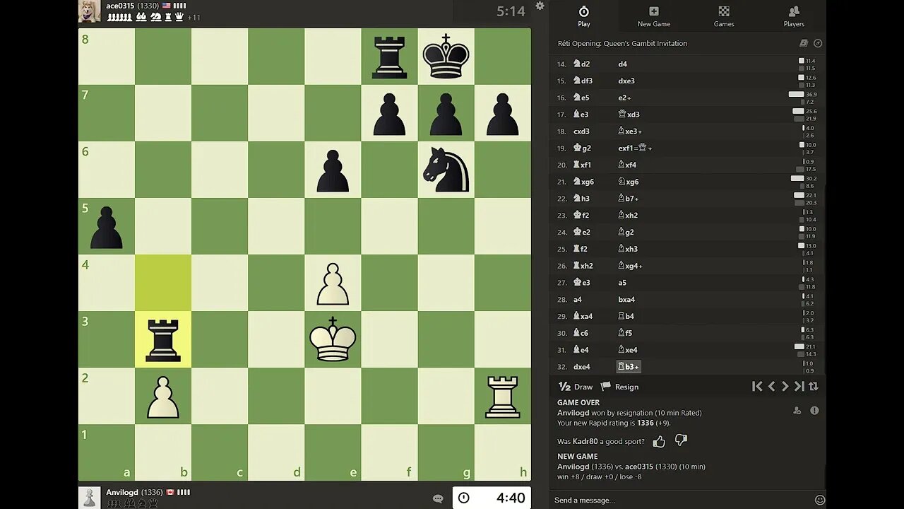 Daily Chess play - 1327